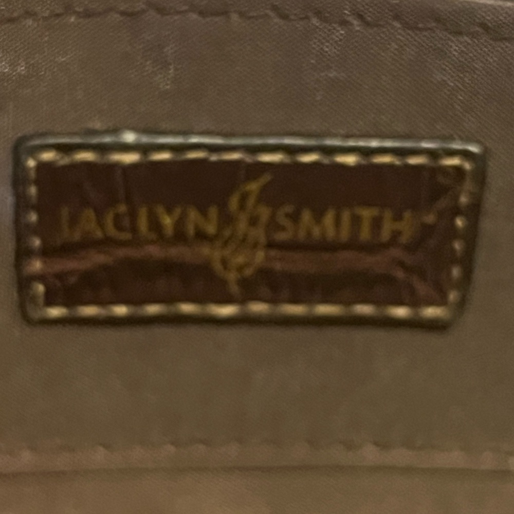 Jaclyn smith Brown Crocodile-Embossed Crossbody Bag - Picture 12 of 12